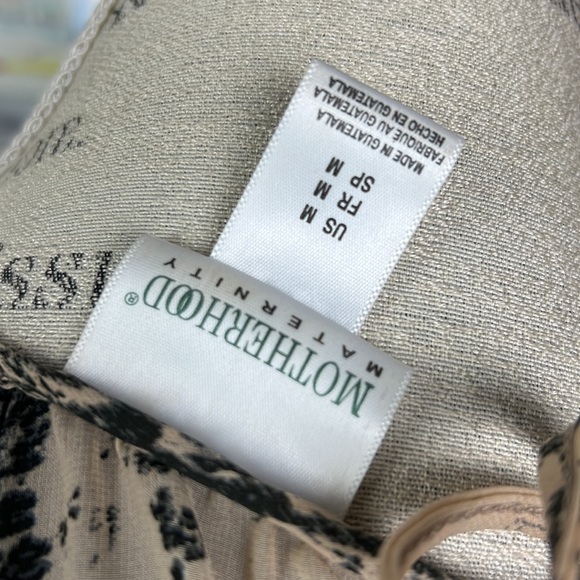 Motherhood Maternity maxi dress, sleeveless snake animal print size M Chiffon - Picture 7 of 13